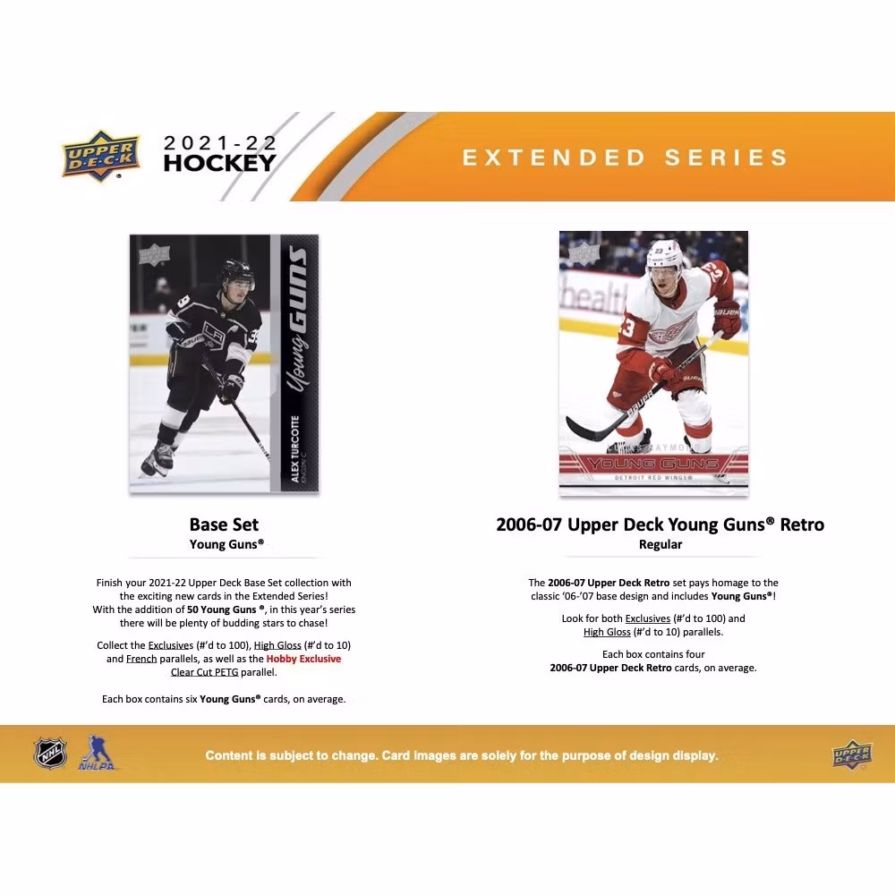 2021-22 Upper Deck Extended Series (Hobby Box)
