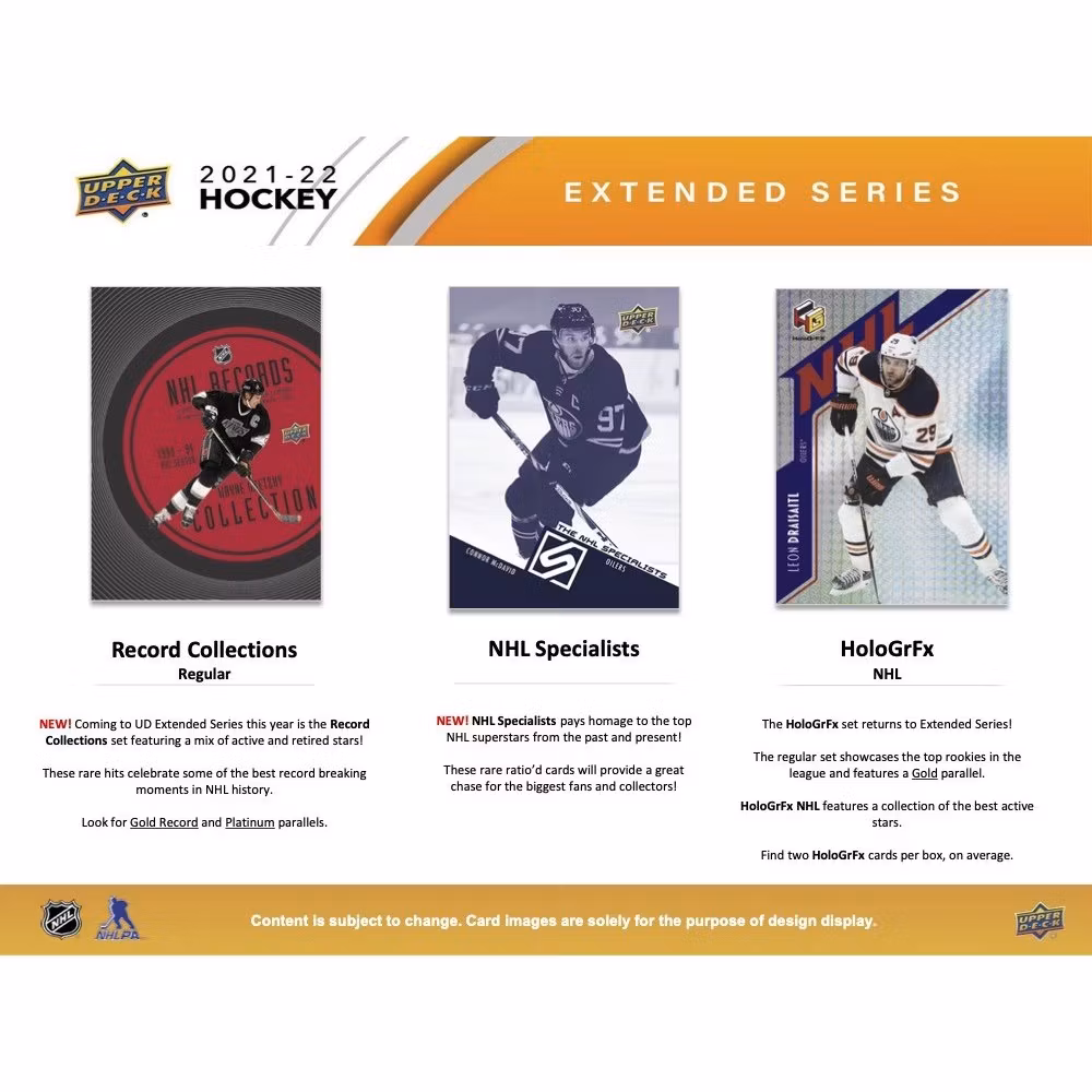 2021-22 Upper Deck Extended Series (Hobby Box)
