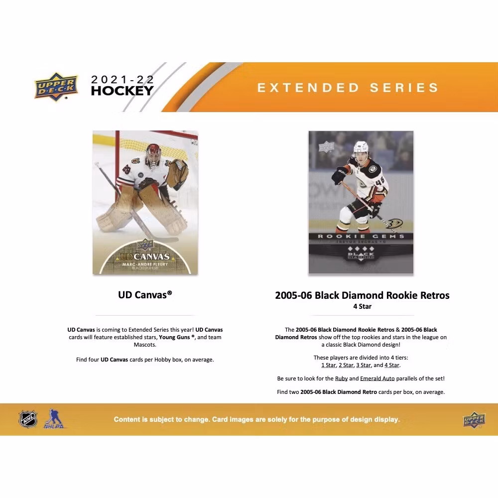 2021-22 Upper Deck Extended Series (Hobby Box)