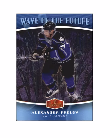 2006-07 Flair Showcase Wave of the Future #WF18 Alexander Frolov (10-X112-NHLKINGS)
