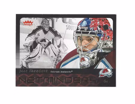2006-07 Fleer Netminders #N8 Jose Theodore  (12-184x6-AVALANCHE)