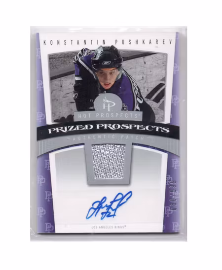 2006-07 Hot Prospects #118 Konstantin Pushkarev JSY AU RC (60-X199-NHLKINGS)