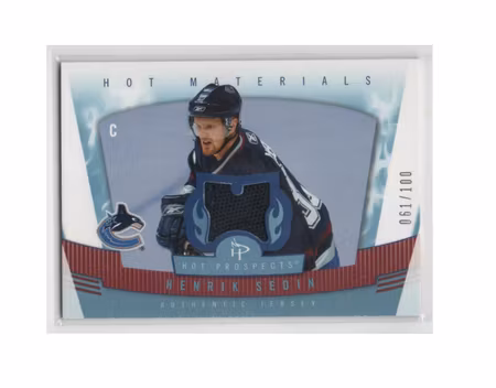 2006-07 Hot Prospects Hot Materials Red Hot #HMHS Henrik Sedin (40-X268-CANUCKS)