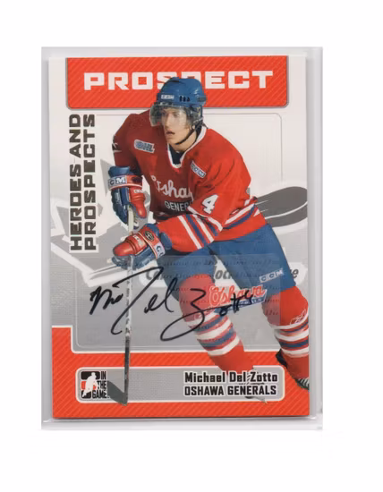 2006-07 ITG Heroes and Prospects Autographs #AMDZ Michael Del Zotto (40-X199-OTHERS)