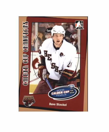 2006-07 ITG Heroes and Prospects Calder Cup Champions #CC08 Dave Steckel (10-X214-CAPITALS)