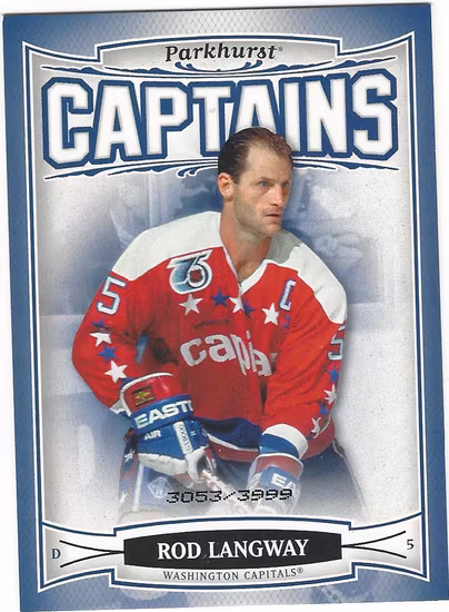 2006-07 Parkhurst #215 Rod Langway (12-X37-CAPITALS)