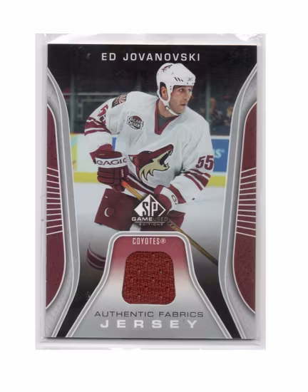2006-07 SP Game Used Authentic Fabrics #AFEJ Ed Jovanovski (40-X186-COYOTES)