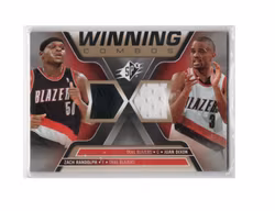 2006-07 SPx Winning Combos #WCRD Zach Randolph Juan Dixon (30-X252-NBATRAILBLAZERS)