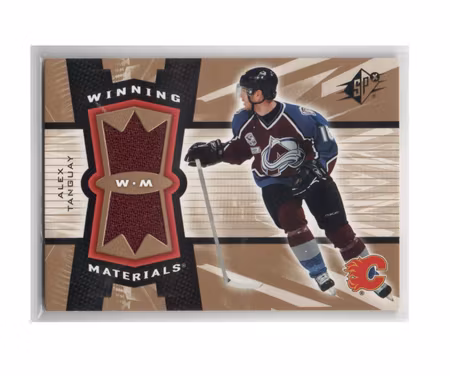 2006-07 SPx Winning Materials #WMAT Alex Tanguay (30-X31-FLAMES)