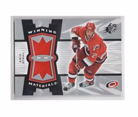 2006-07 SPx Winning Materials Spectrum #WMES Eric Staal (60-X32-HURRICANES)