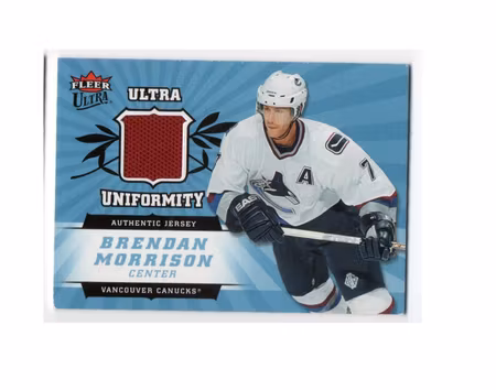 2006-07 Ultra Uniformity #UBM Brendan Morrison (15-X207-CANUCKS) SE SKICK
