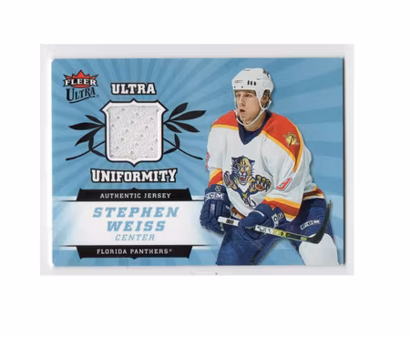2006-07 Ultra Uniformity #USW Stephen Weiss (15-X208-NHLPANTHERS) SE SKICK