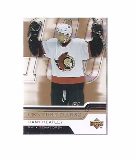 2006-07 Upper Deck Century Marks #CM3 Dany Heatley (12-X257-SENATORS)