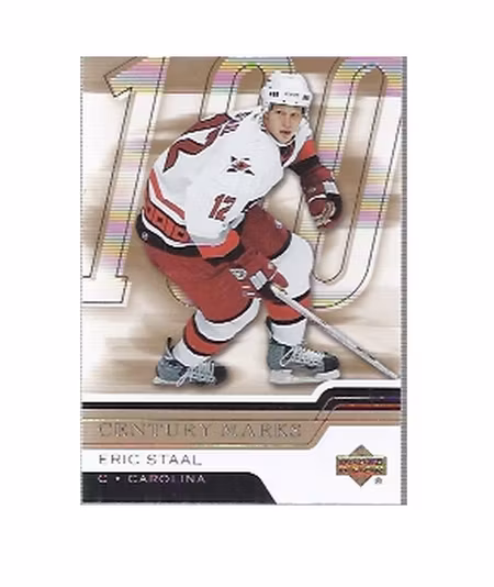 2006-07 Upper Deck Century Marks #CM6 Eric Staal (15-X91-HURRICANES)