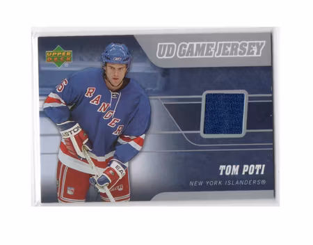 2006-07 Upper Deck Game Jerseys #JTP Tom Poti (25-X235-GAMEUSED-RANGERS)
