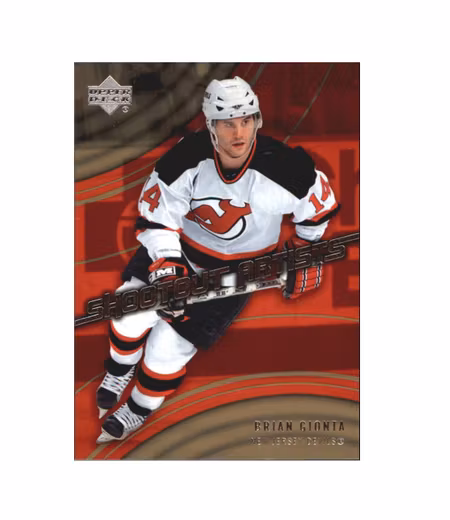 2006-07 Upper Deck Shootout Artists #SA11 Brian Gionta (10-X164-DEVILS)