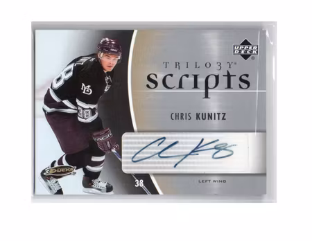 2006-07 Upper Deck Trilogy Scripts #TSKU Chris Kunitz (60-X257-DUCKS)