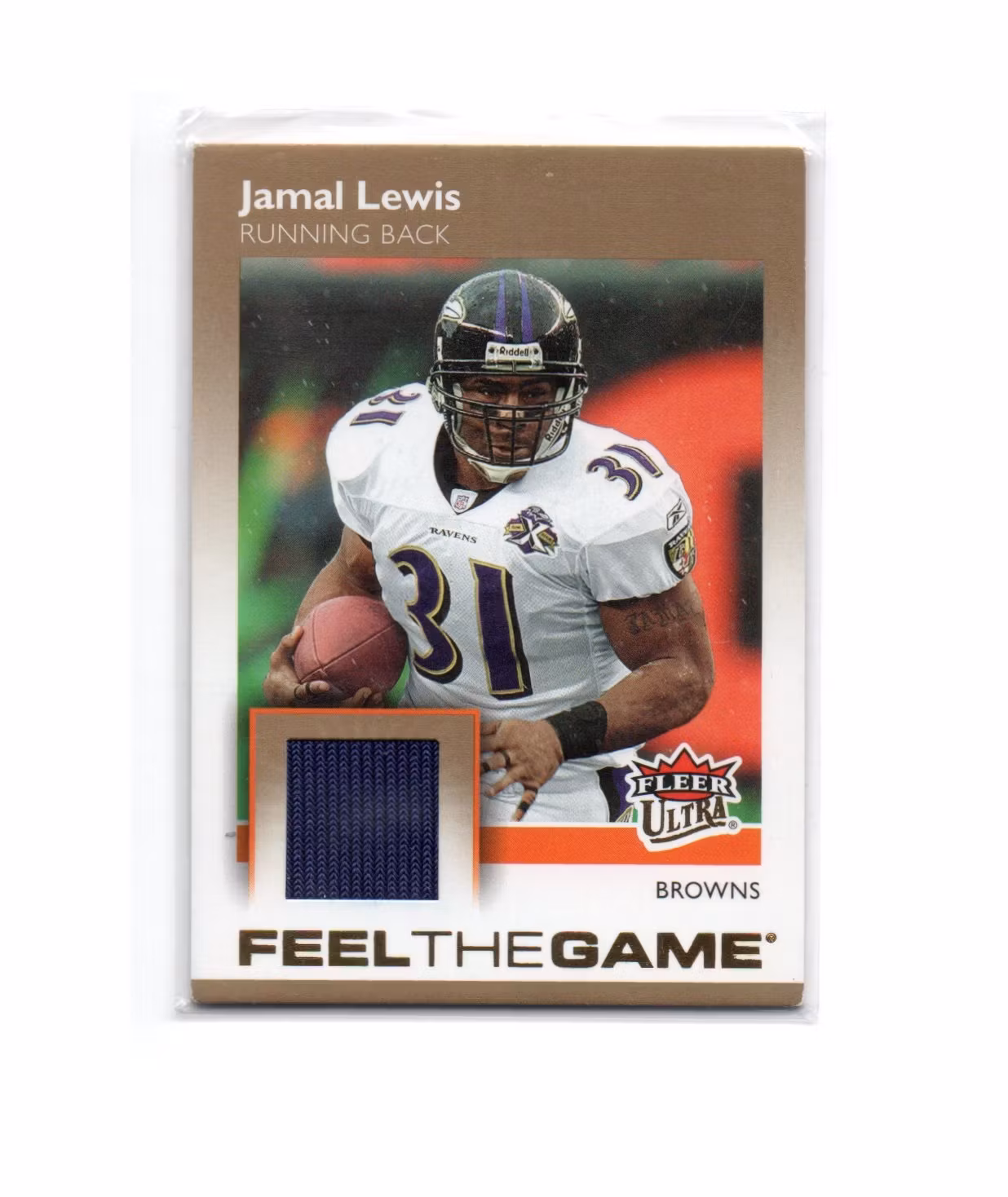 2007 Ultra Feel the Game Jerseys #JL Jamal Lewis (30-X254-NFLBROWNS)
