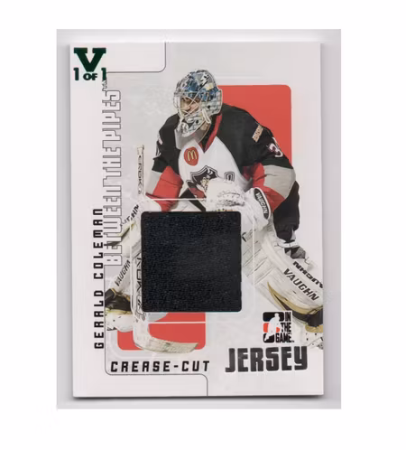 2007-08 Between The Pipes Jerseys #CCJ08 Gerald Coleman (30-X154-LIGHTNING)