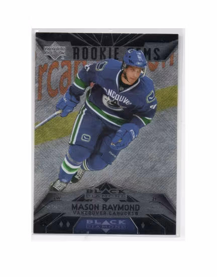 2007-08 Black Diamond #159 Mason Raymond RC (15-X135-RC-CANUCKS)