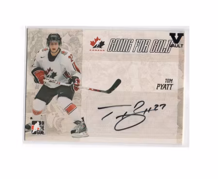2007-08 ITG O Canada Autographs #ATP Tom Pyatt (50-X197-CANADA)