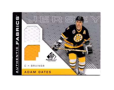 2007-08 SP Game Used Authentic Fabrics #AFAO Adam Oates (40-28x1-BRUINS)