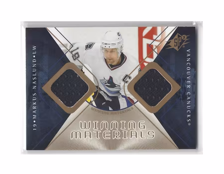 2007-08 SPx Winning Materials #WMMN Markus Naslund (40-12x7-CANUCKS)