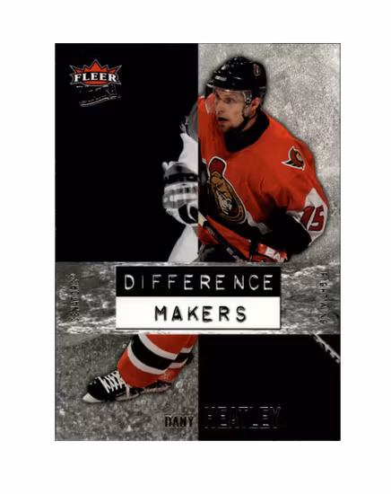 2007-08 Ultra Difference Makers #DM10 Dany Heatley (10-X176-SENATORS)