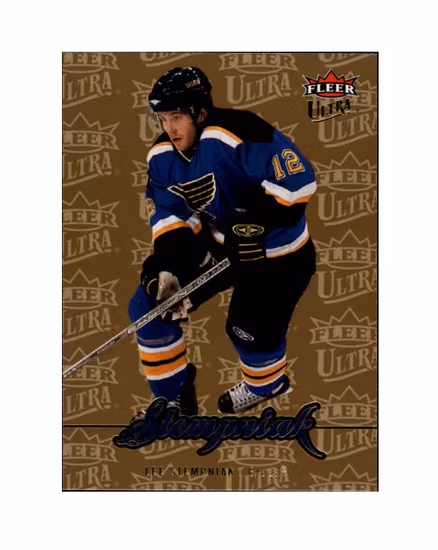 2007-08 Ultra Gold Medallion #28 Lee Stempniak (10-X176-BLUES)