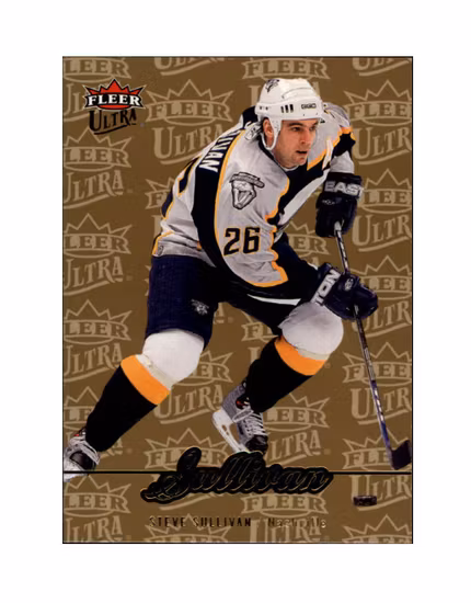 2007-08 Ultra Gold Medallion #87 Steve Sullivan (10-X175-PREDATORS)