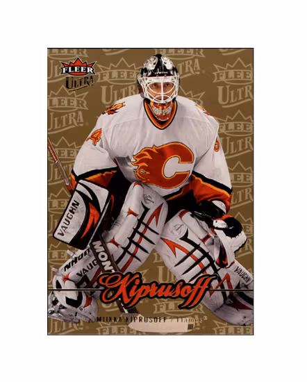 2007-08 Ultra Gold Medallion #168 Miikka Kiprusoff (12-X214-FLAMES)