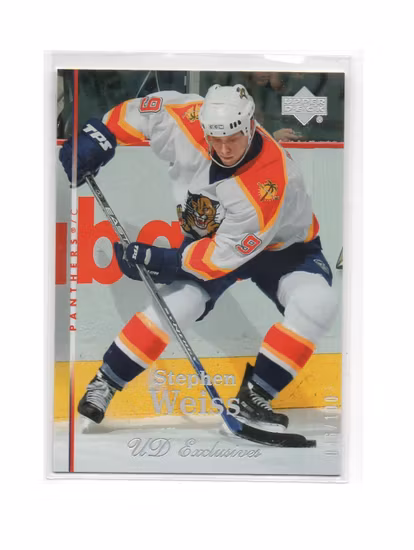 2007-08 Upper Deck Exclusives #189 Stephen Weiss (40-X194-NHLPANTHERS)