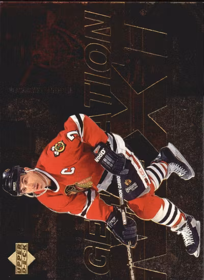 1996-97 Upper Deck Generation Next #X11 Chris Chelios Ed Jovanovski (12-X310-NHLPANTHERS+BLACKHAWKS)