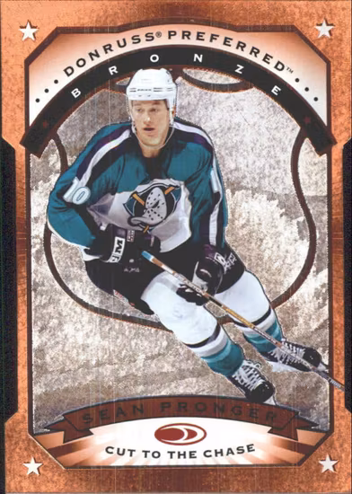 1997-98 Donruss Preferred Cut to the Chase #123 Sean Pronger B (10-X311-DUCKS)