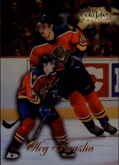 1998-99 Topps Gold Label Class 1 #25 Oleg Kvasha RC (10-X310-NHLPANTHERS)