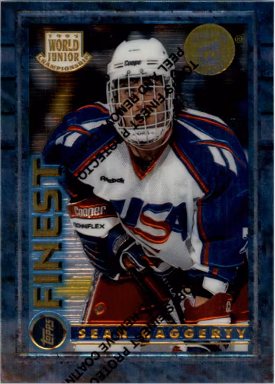 1994-95 Finest Super Team Winners #119 Sean Haggerty (10-X313-USA)