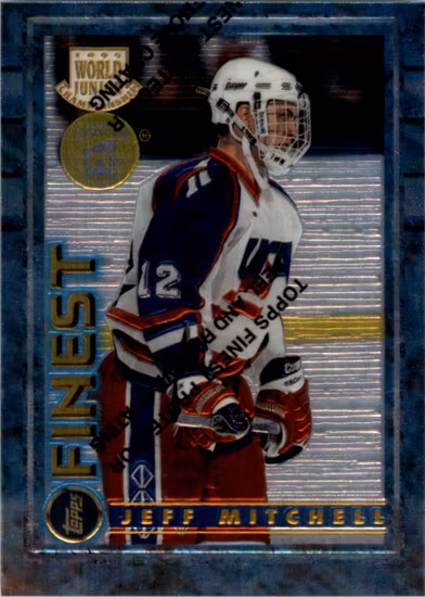 1994-95 Finest Super Team Winners #121 Jeff Mitchell WJC (10-X313-USA)