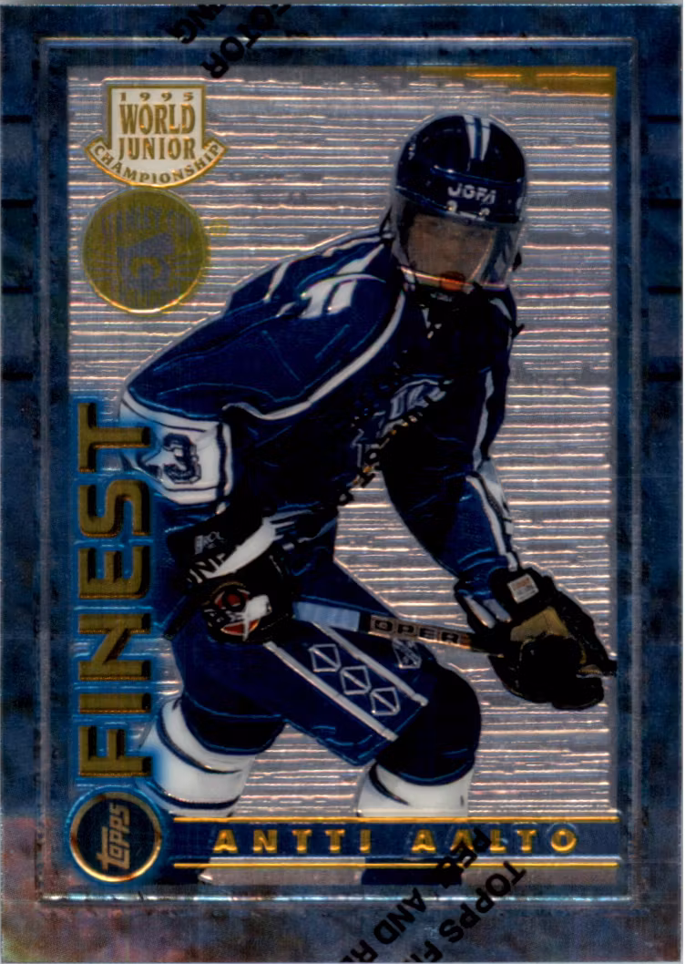 1994-95 Finest Super Team Winners #122 Antti Aalto WJC (12-X313-FINLAND)