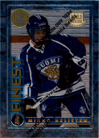 1994-95 Finest Super Team Winners #131 Mikko Helisten WJC (10-X313-FINLAND)