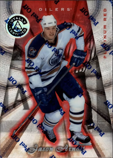 1997-98 Pinnacle Totally Certified Platinum Red #124 Jason Arnott (12-X313-OILERS)