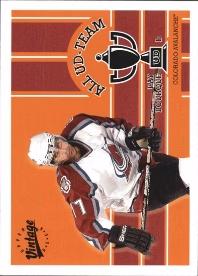 2000-01 Upper Deck Vintage All UD Team #UD4 Ray Bourque (10-X310-AVALANCHE)