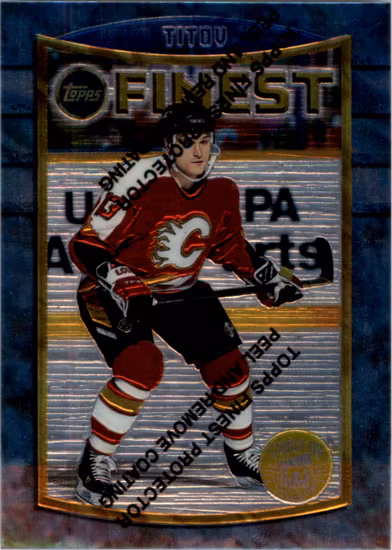 1994-95 Finest Super Team Winners #75 German Titov (10-X314-FLAMES)
