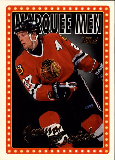 1995-96 Topps #3 Jeremy Roenick MM (5-D5-BLACKHAWKS)