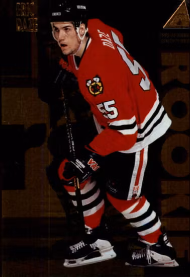 1995-96 Zenith #122 Eric Daze RC (10-D5-BLACKHAWKS)