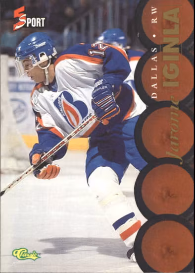 1995 Classic Five Sport #132 Jarome Iginla (5-X316-FLAMES)