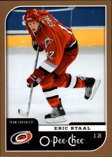 2006-07 O-Pee-Chee #676 Eric Staal (5-X316-HURRICANES)