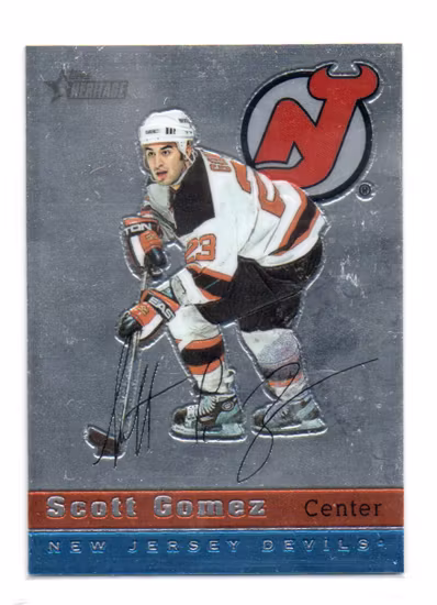 2000-01 Topps Heritage Chrome Parallel #29 Scott Gomez (20-X318-DEVILS)