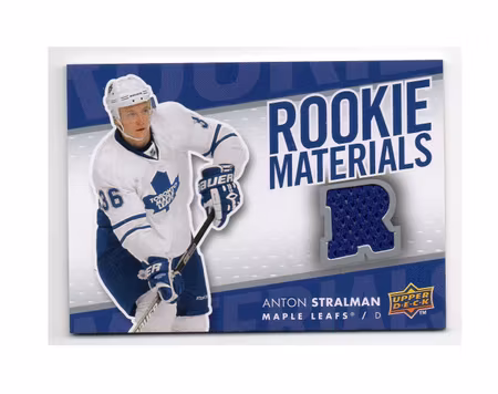 2007-08 Upper Deck Rookie Materials #RMAS Anton Stralman (40-X84-MAPLE LEAFS)