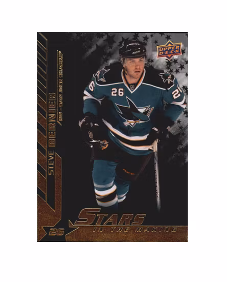 2007-08 Upper Deck Stars In The Making #SM10 Steve Bernier (10-X95-SHARKS)