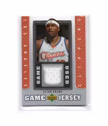 2007-08 Upper Deck UD Game Jersey #EB Elton Brand (40-X260-NBACLIPPERS)